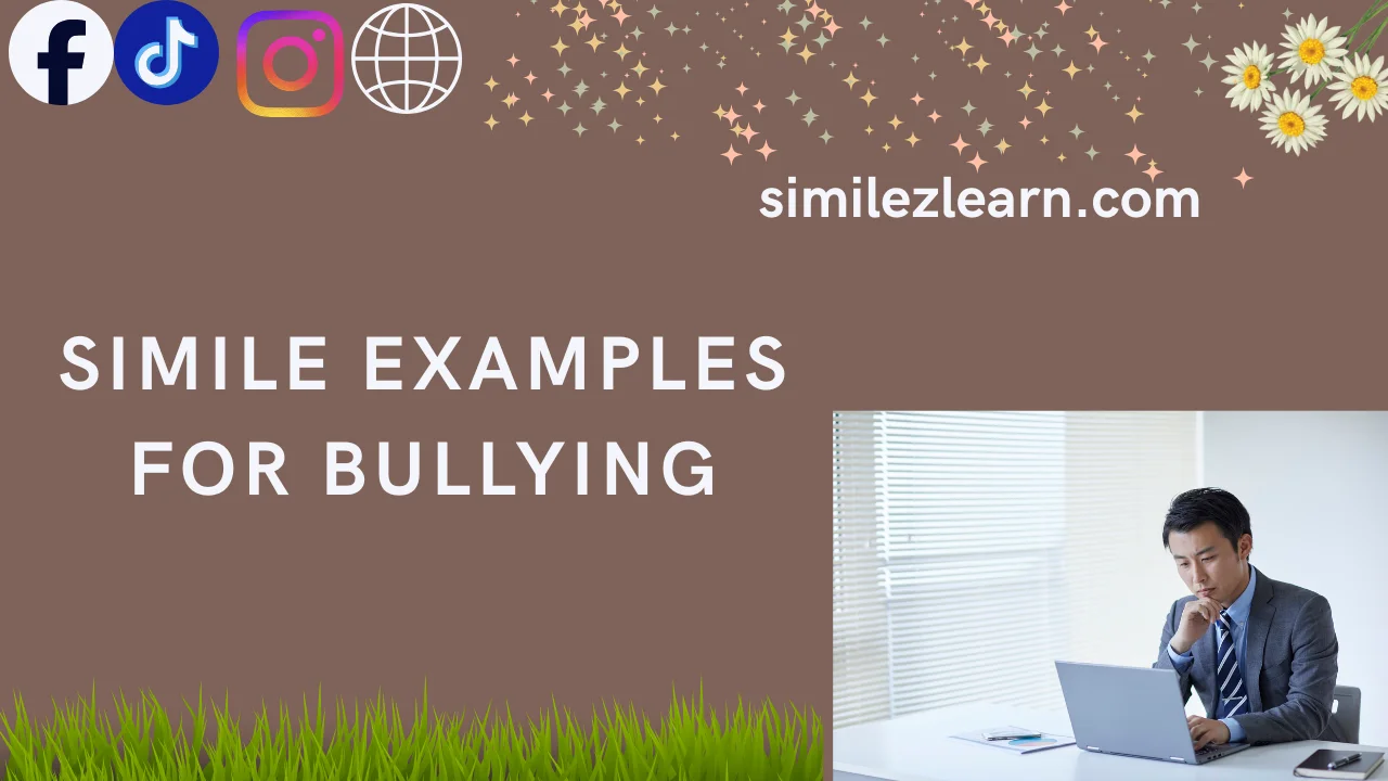 simile examples for bullying