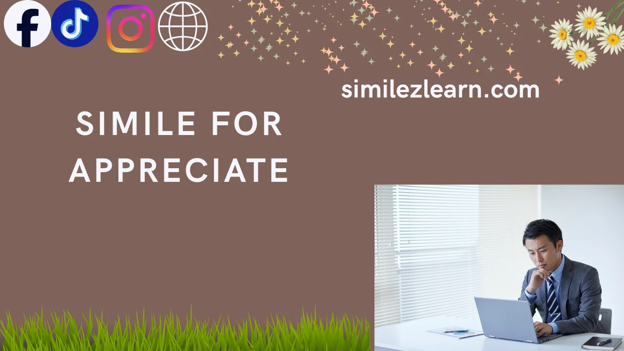 simile for appreciate