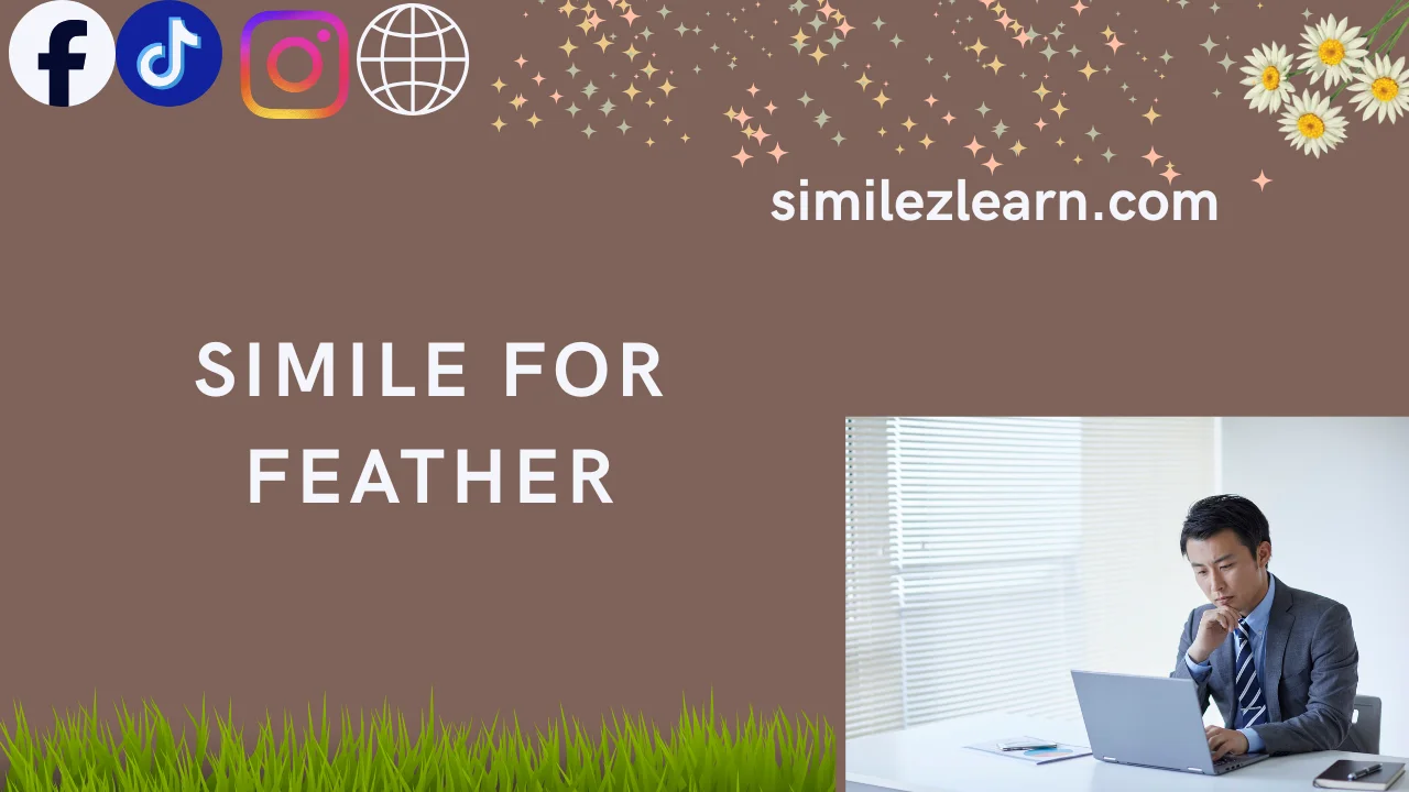 simile for feather