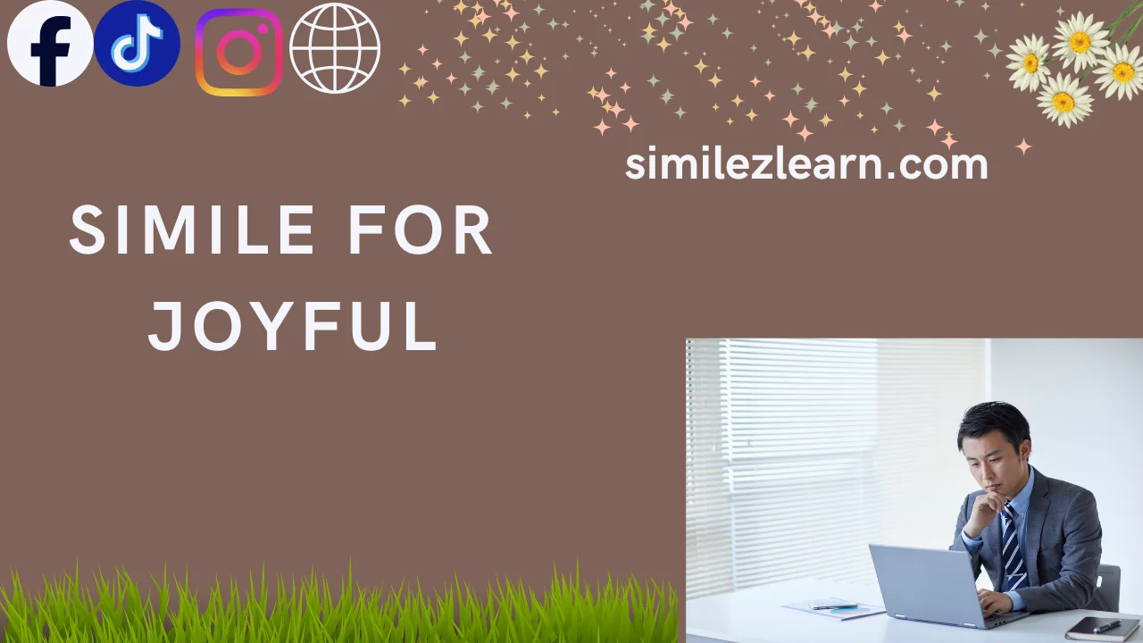 simile for joyful