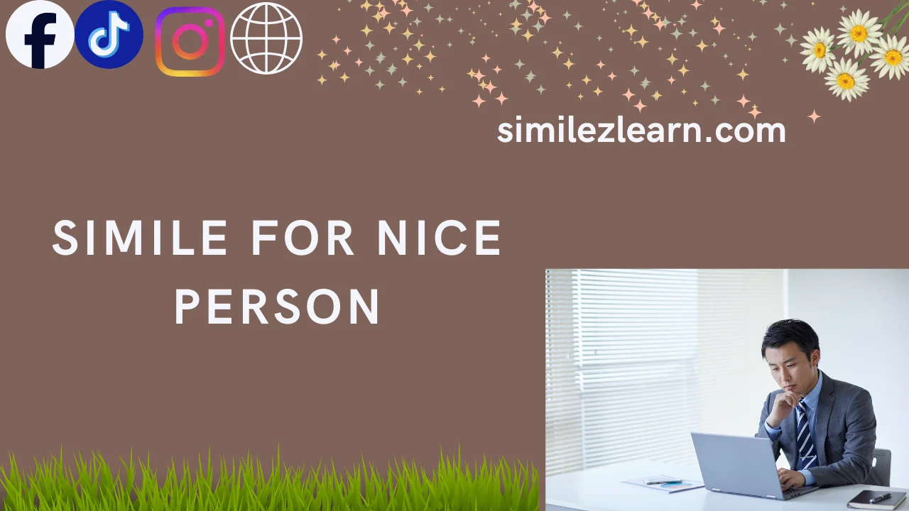 simile for nice person