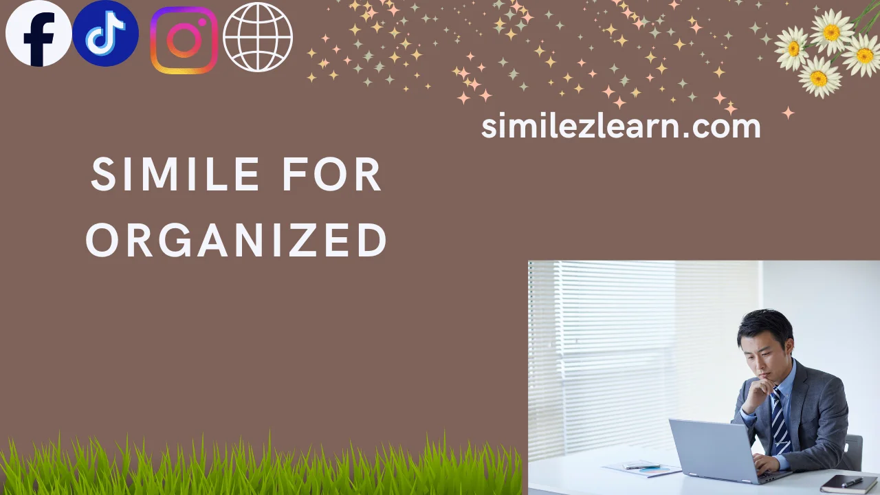 simile for organized