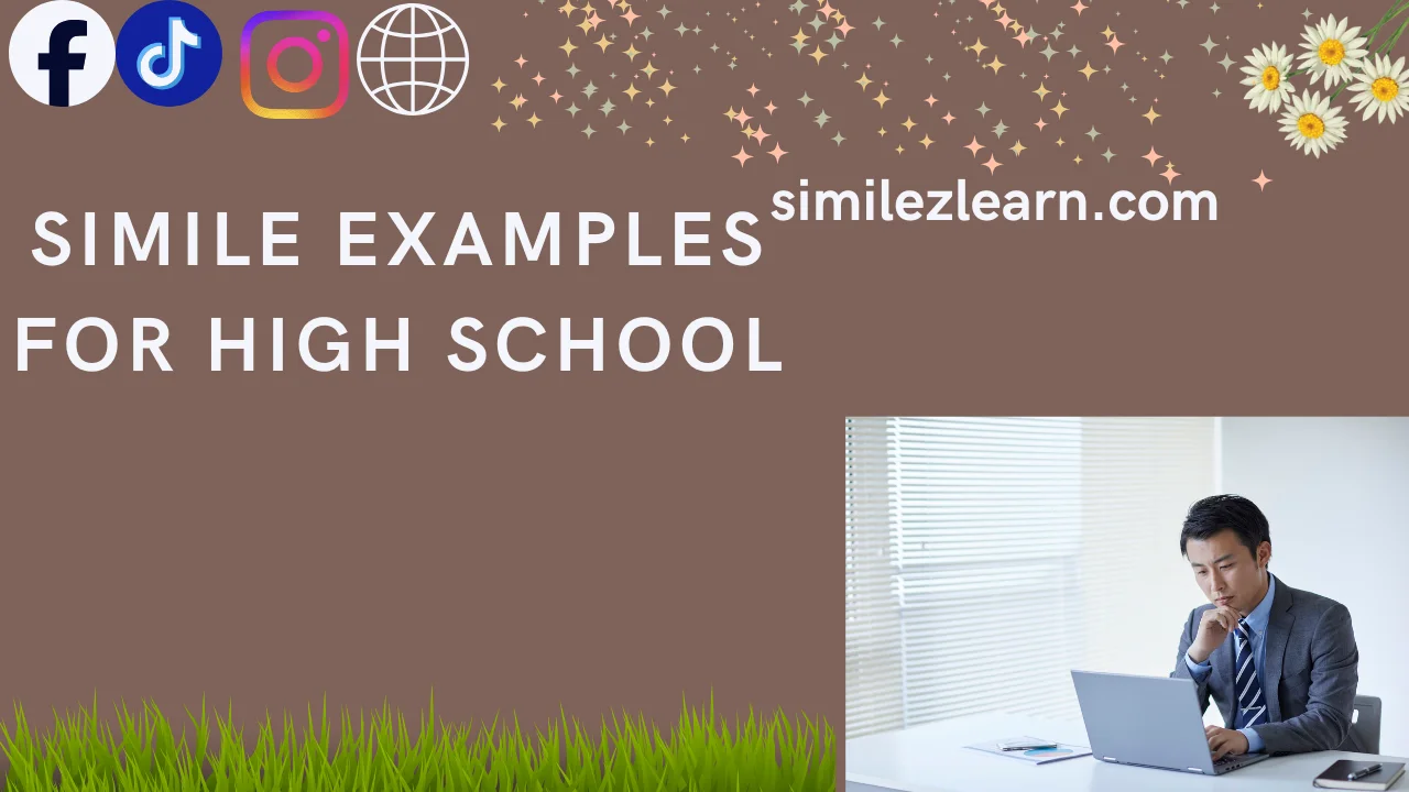 simile examples for high school