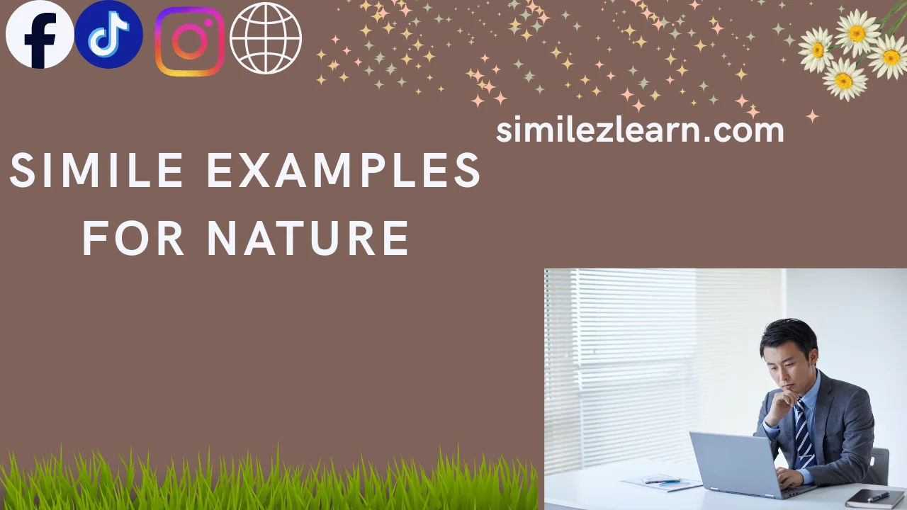 simile examples for nature