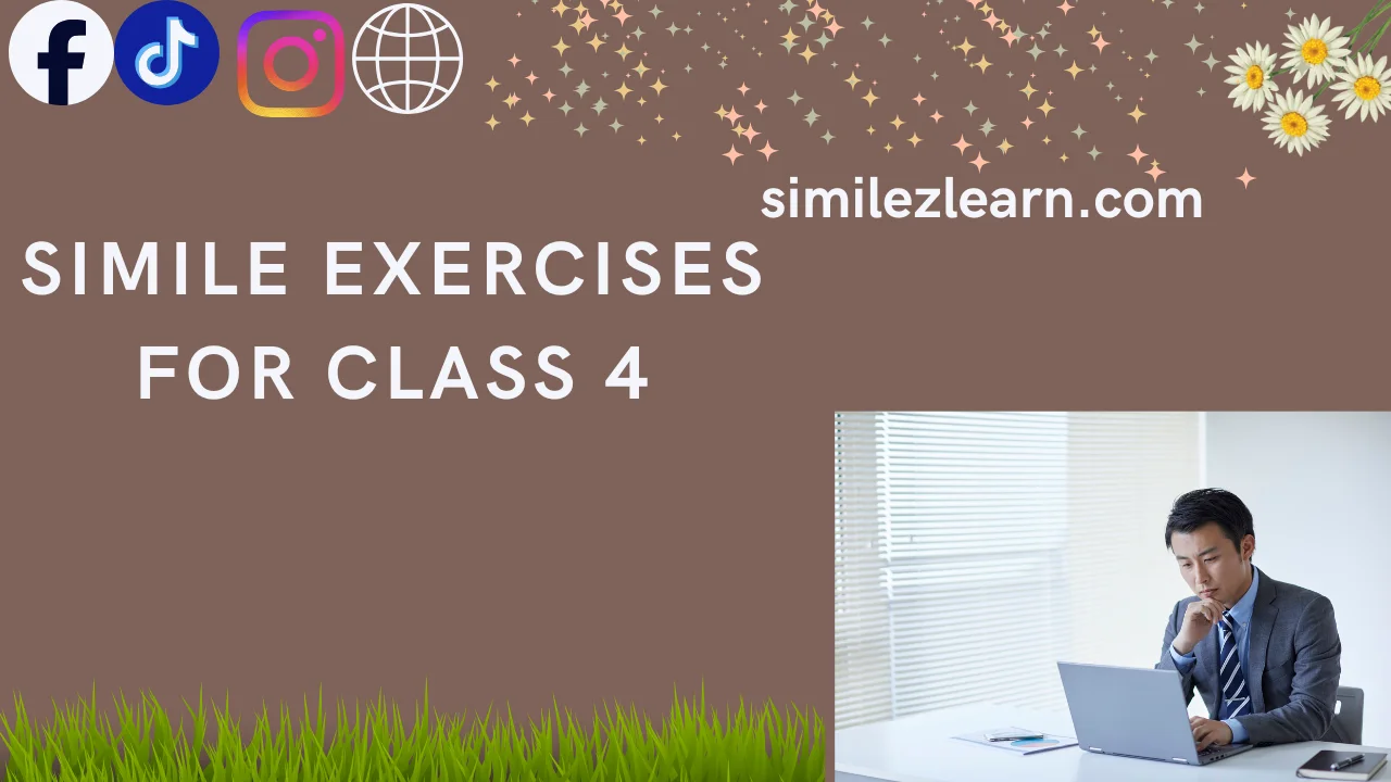 simile exercises for class 4