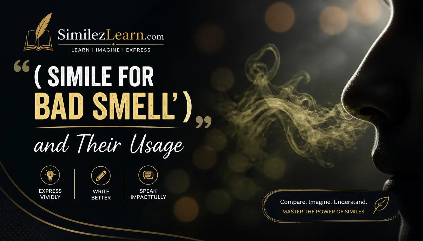 simile for bad smell
