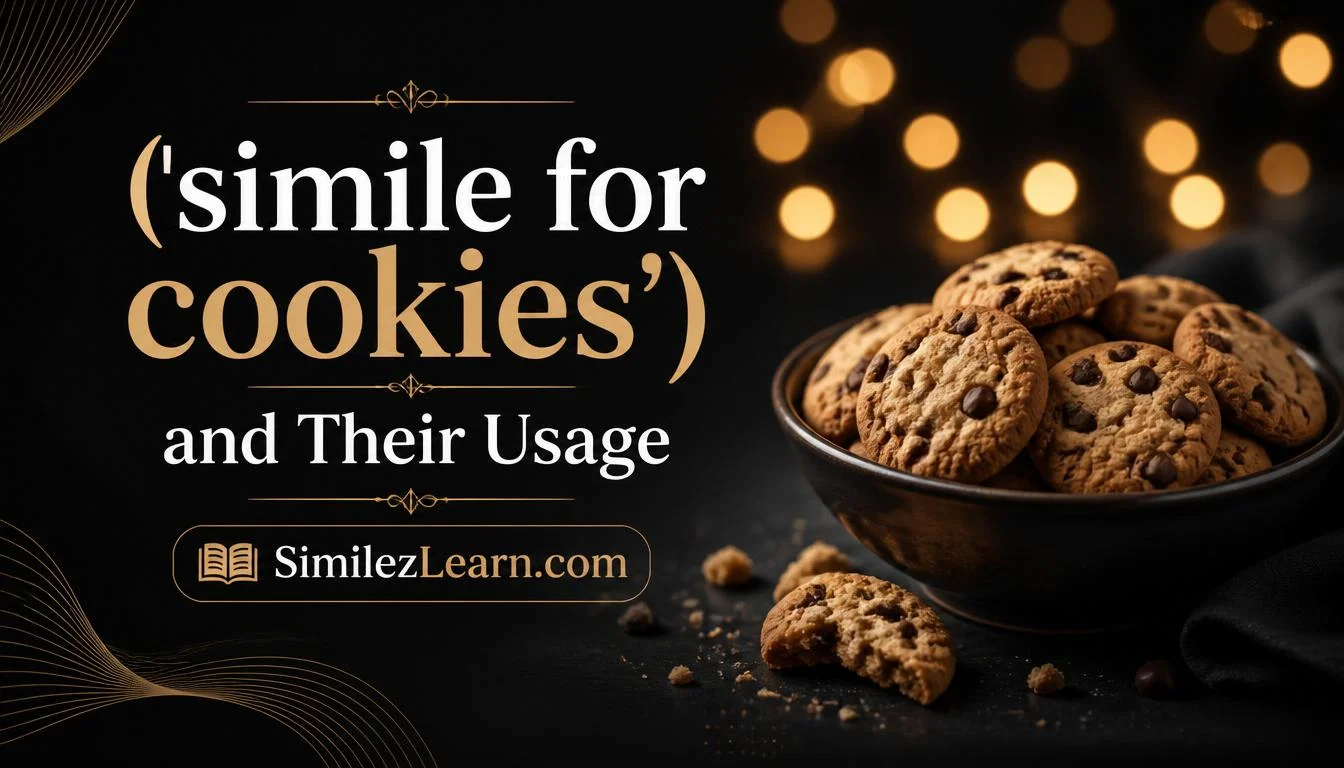 simile for cookies