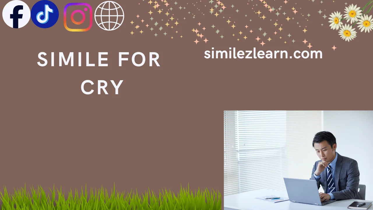 simile for cry