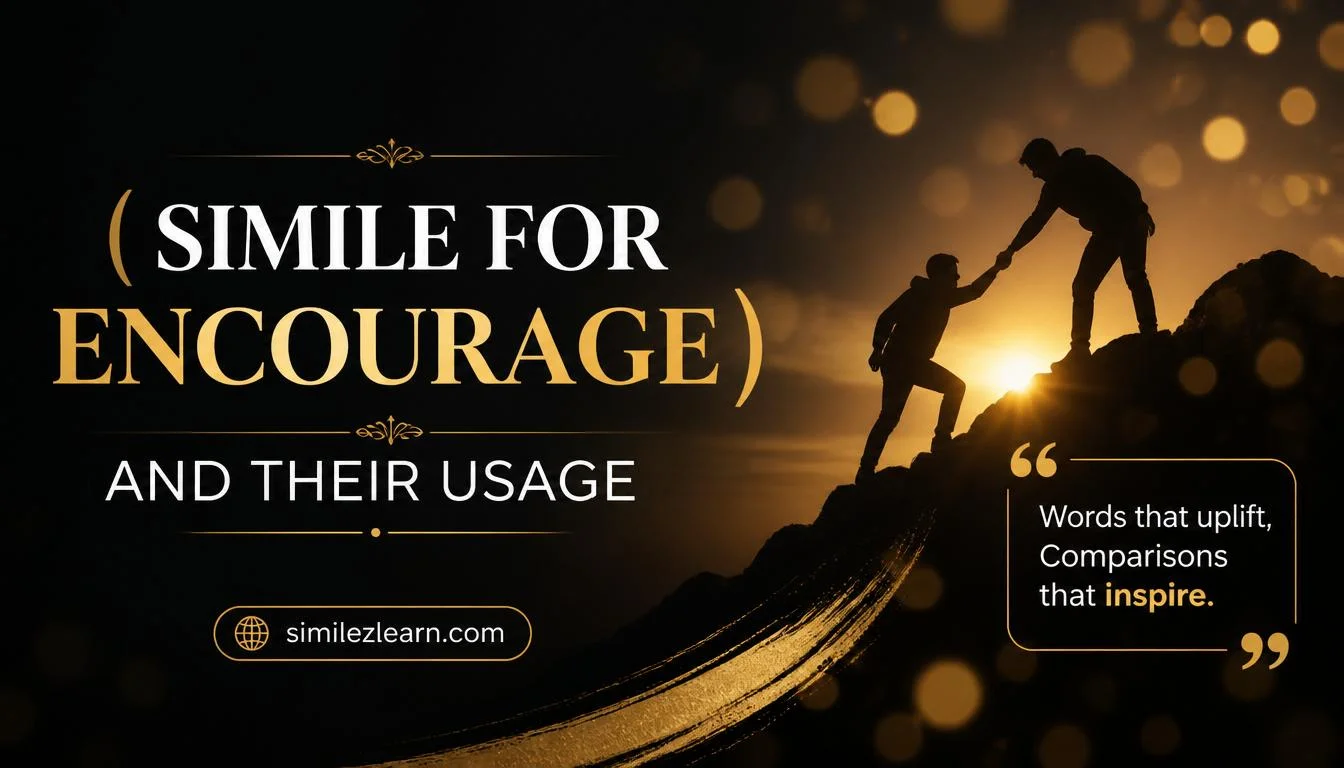simile for encourage