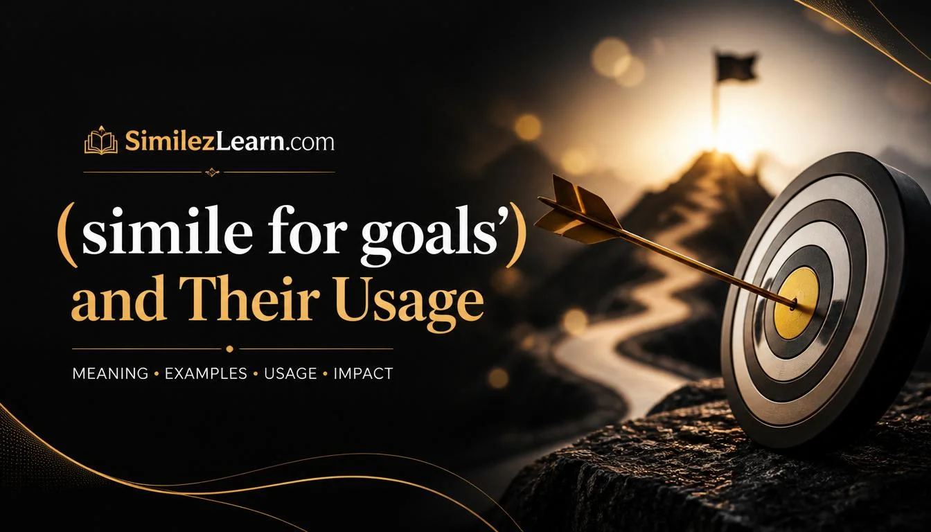 simile for goals