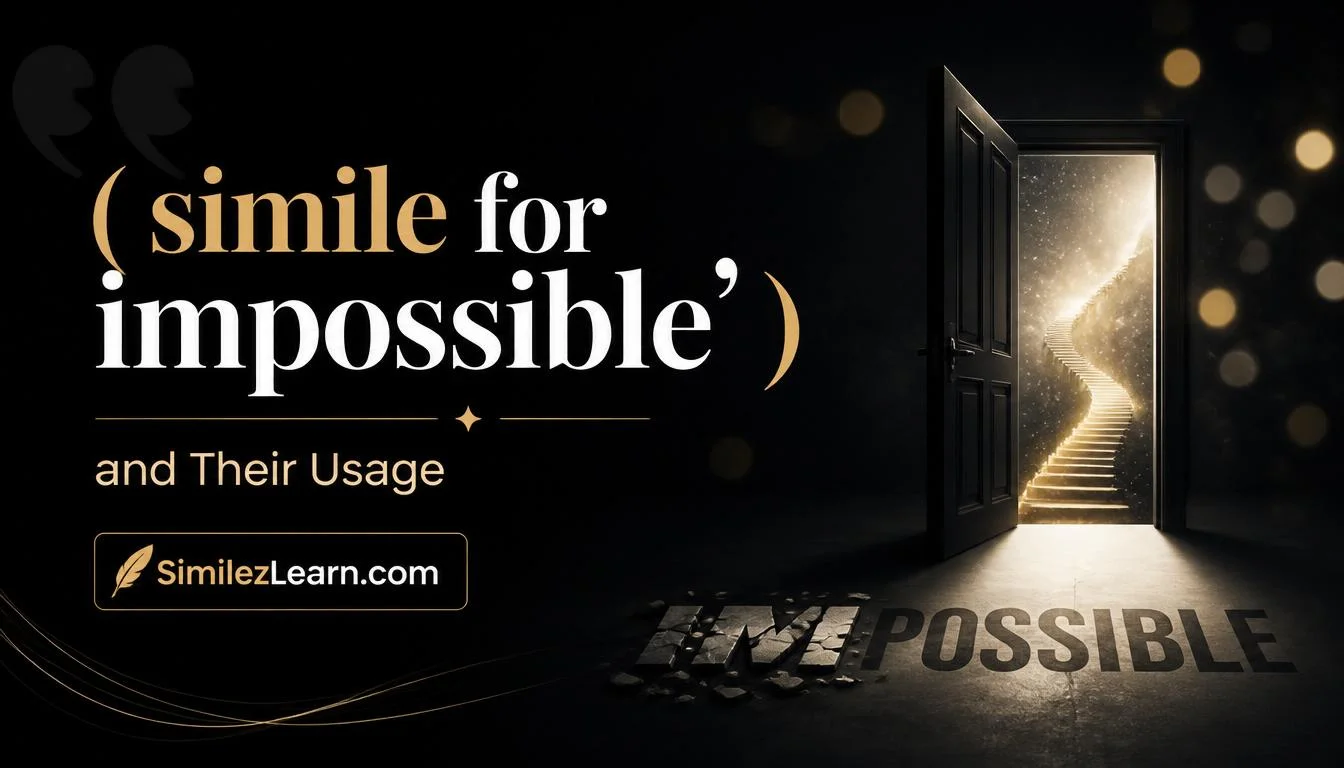 simile for impossible