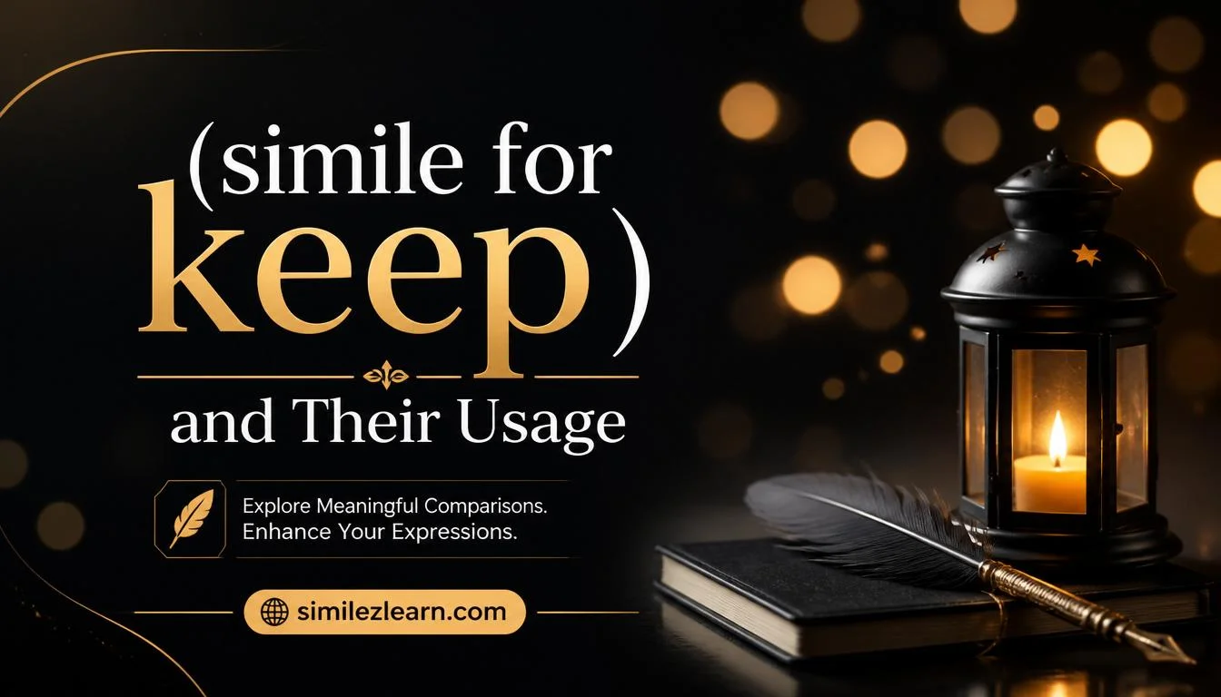 simile for keep