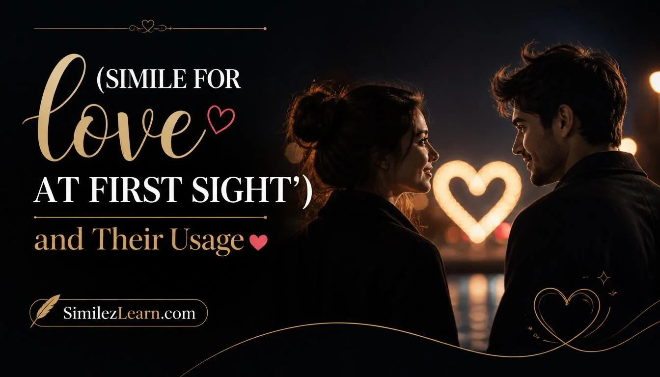 simile for love at first sight