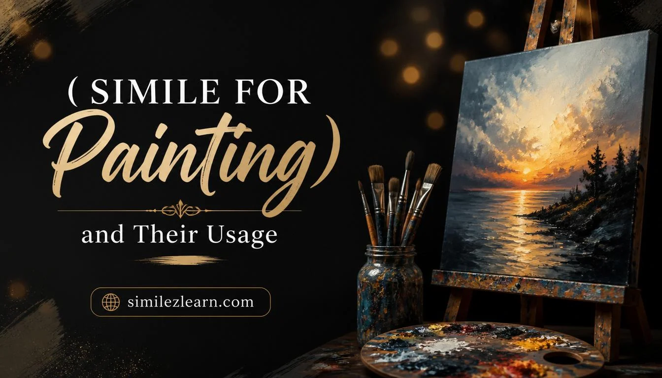 simile for painting