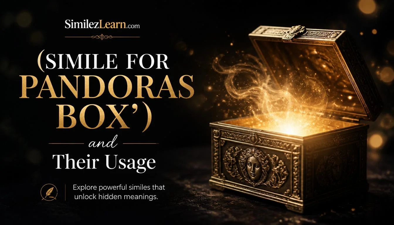 simile for pandoras box