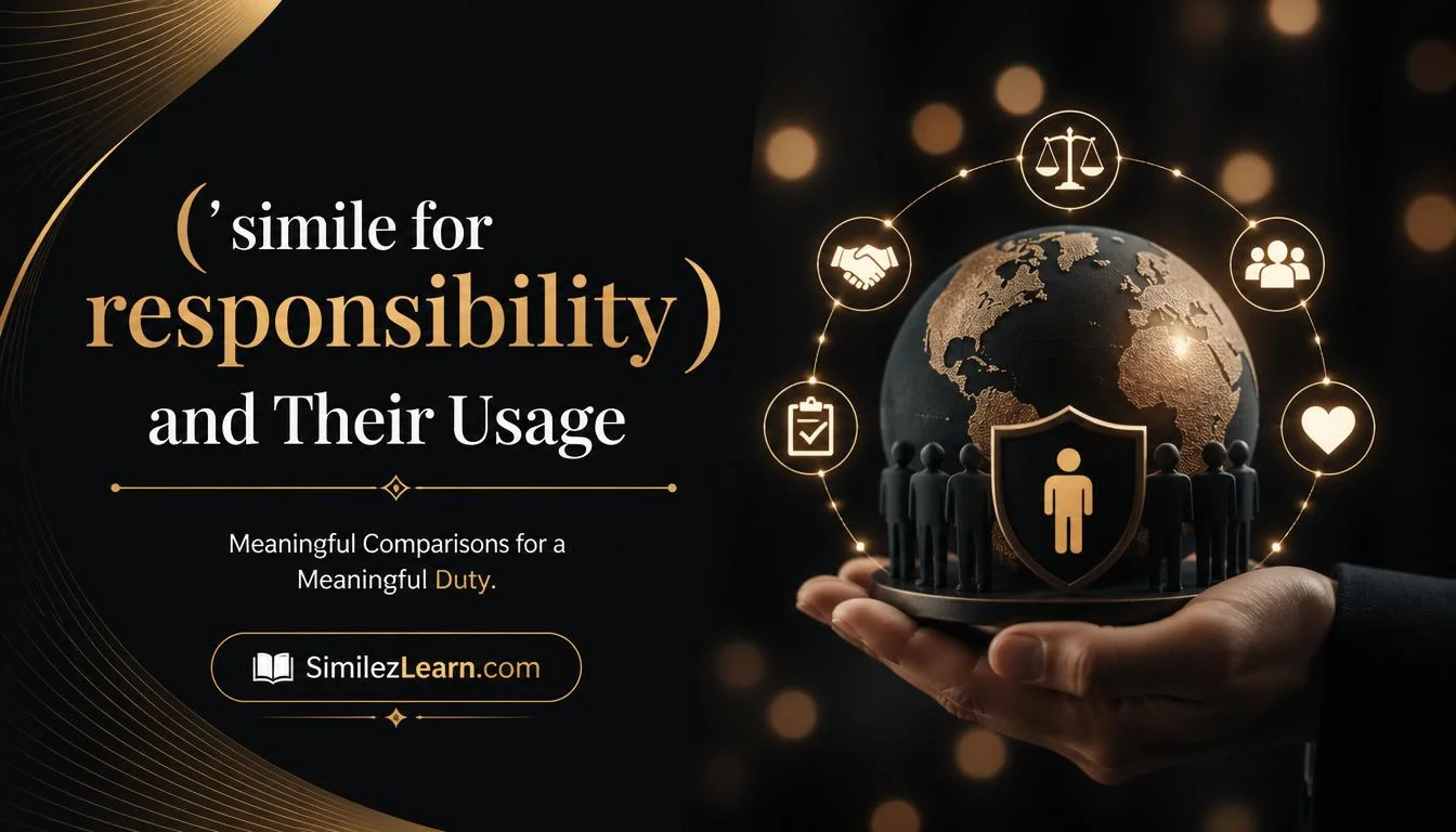 simile for responsibility