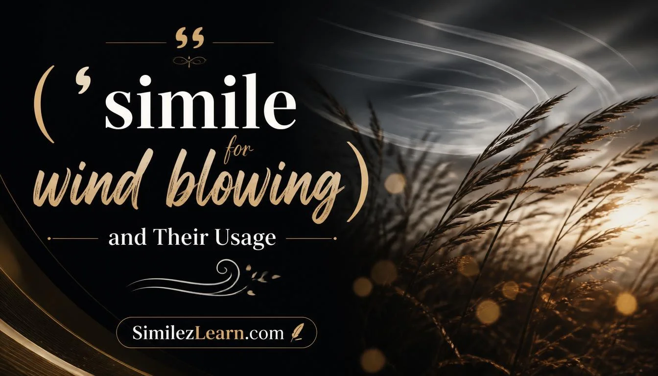 simile for wind blowing
