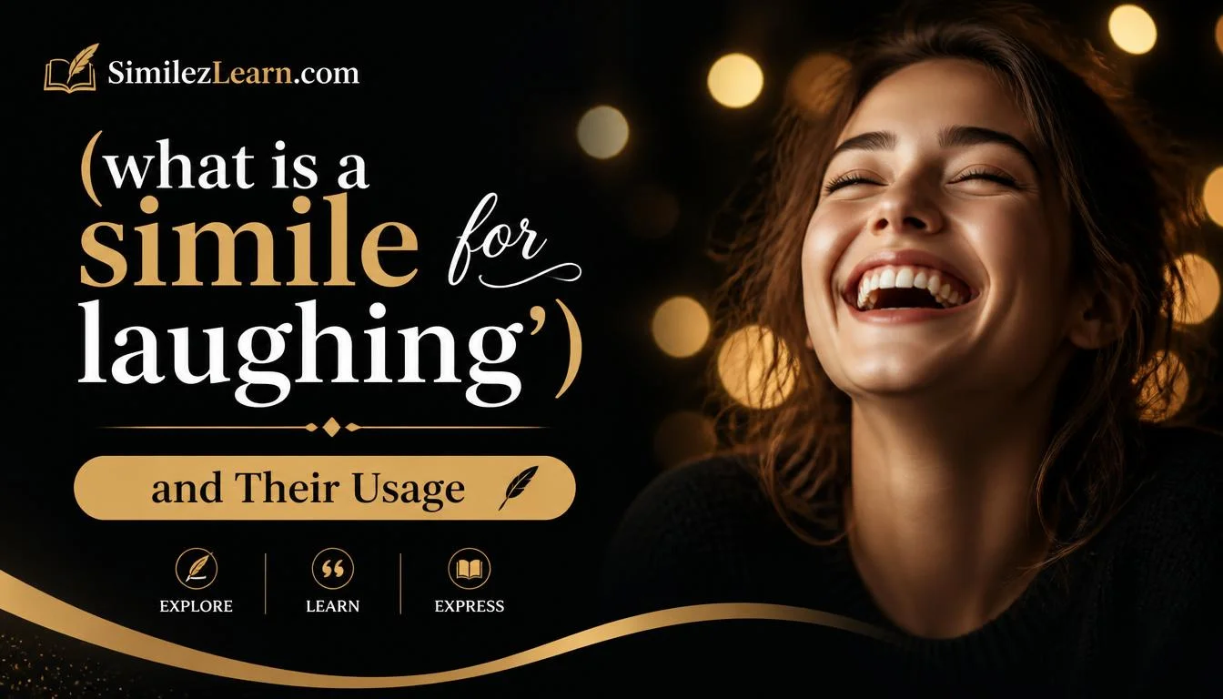 what is a simile for laughing