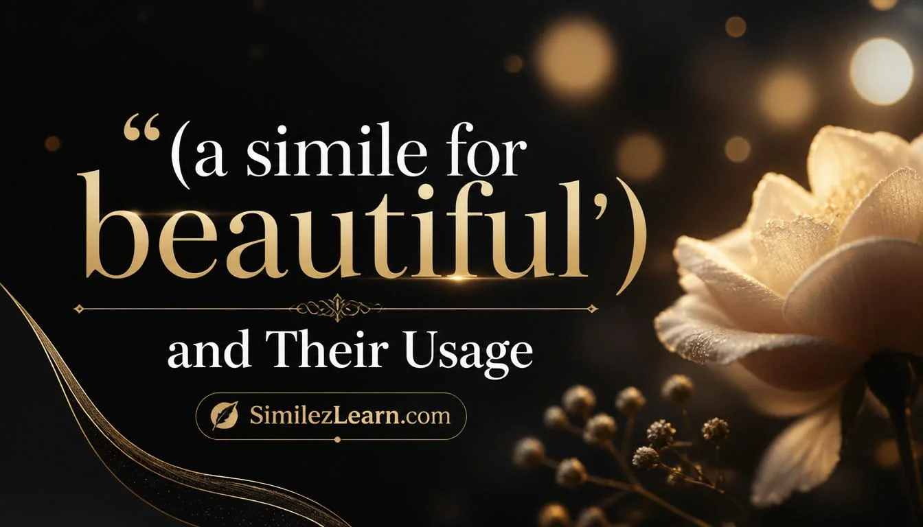 a simile for beautiful