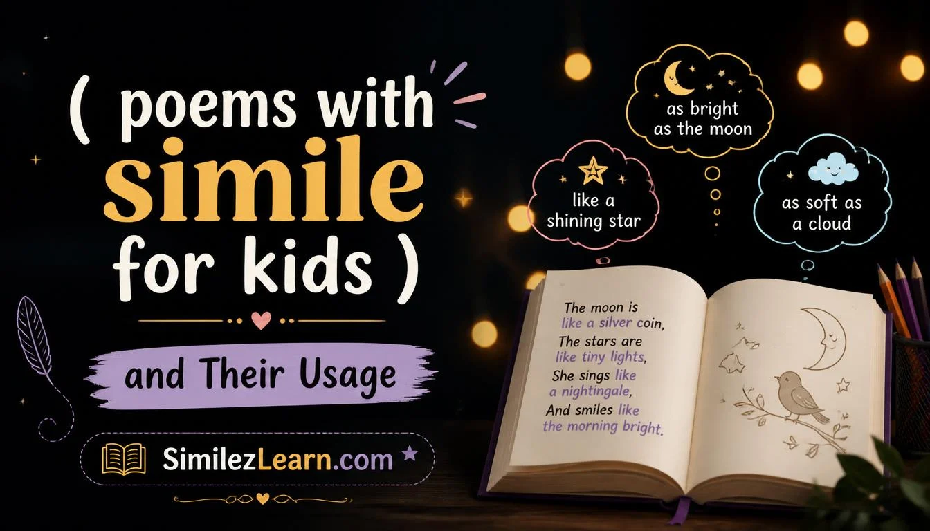 poems with simile for kids
