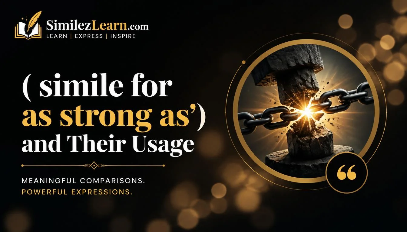 simile for as strong as