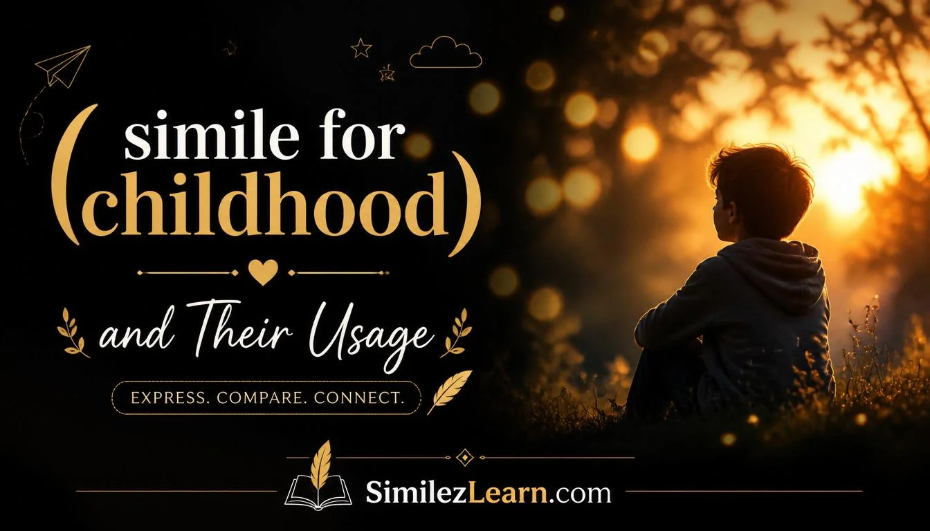 simile for childhood
