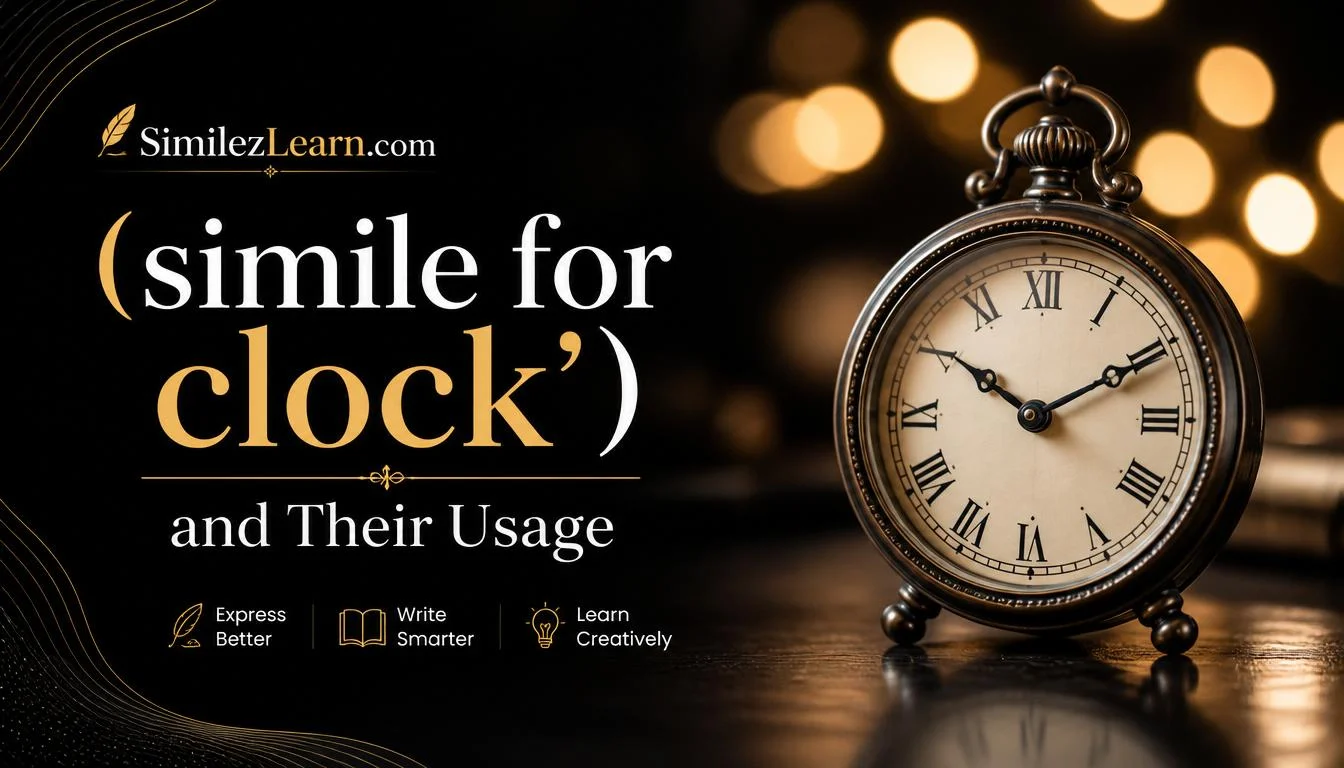 simile for clock