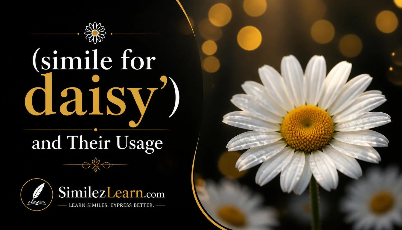 simile for daisy