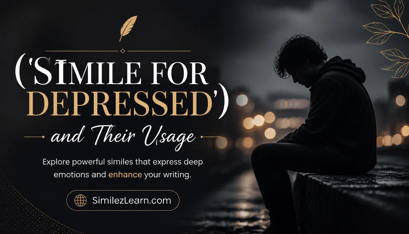 simile for depressed