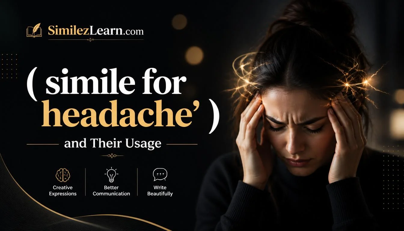 simile for headache