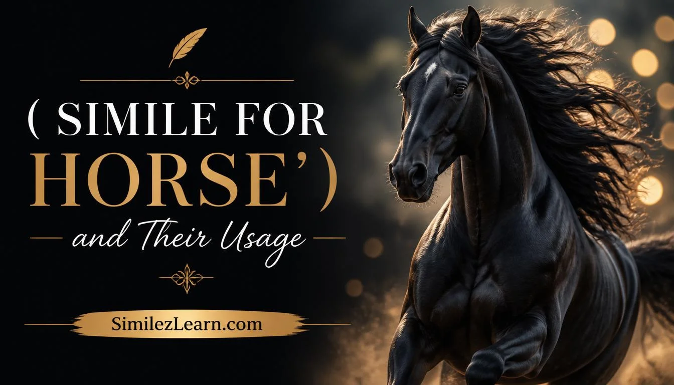 simile for horse