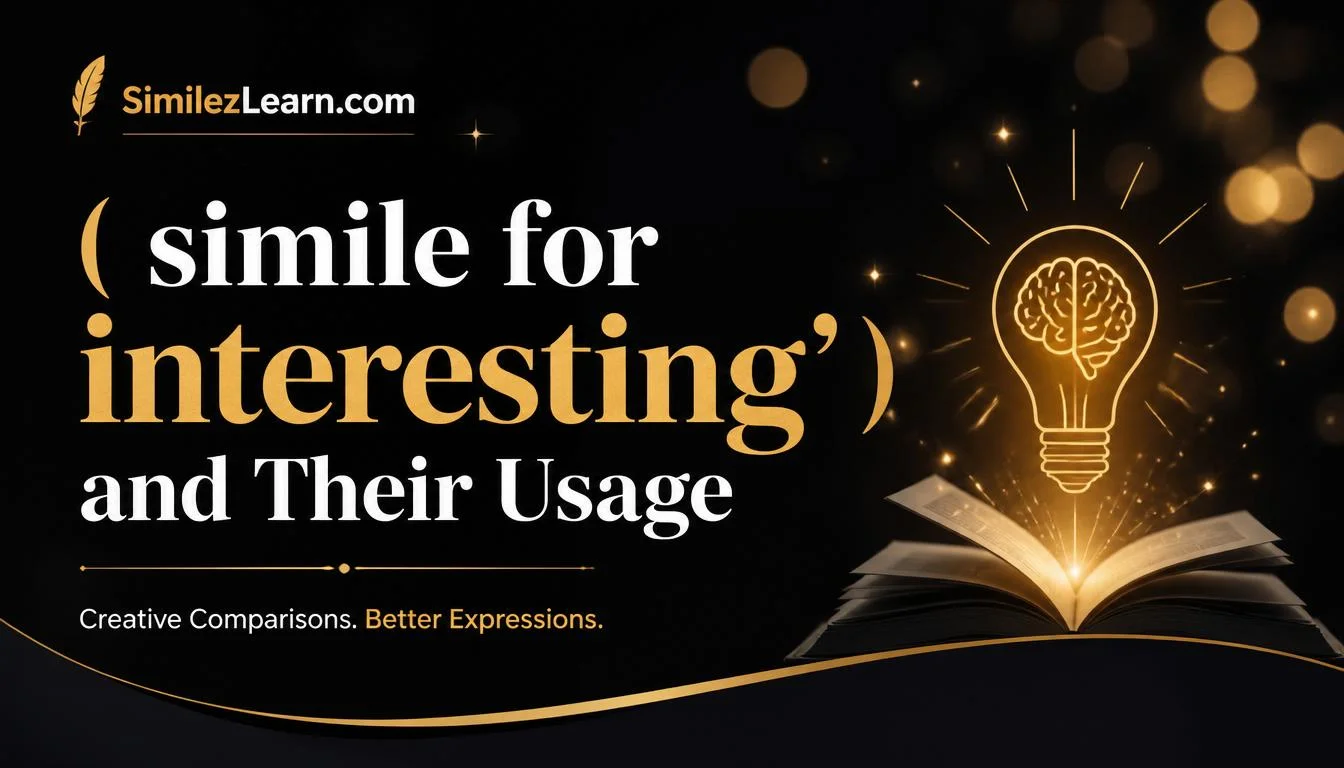 simile for interesting
