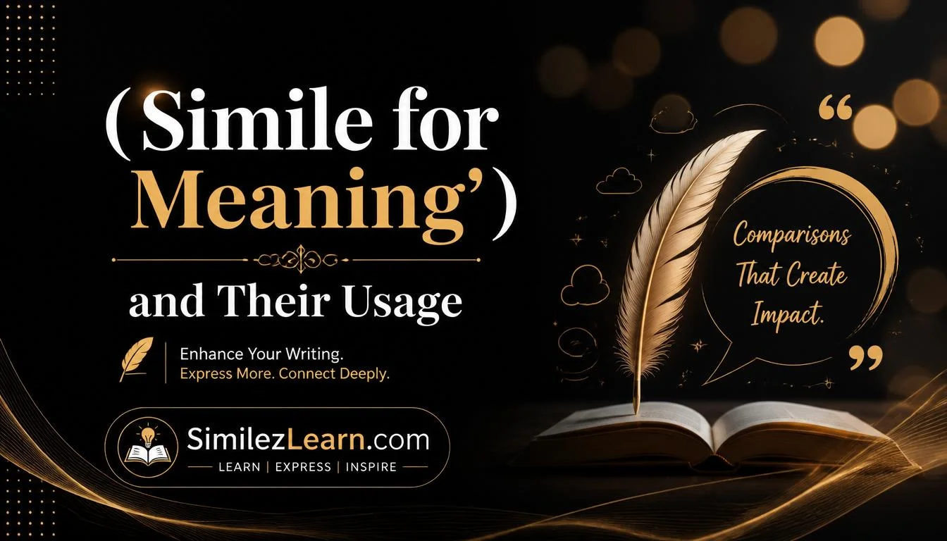 simile for meaning