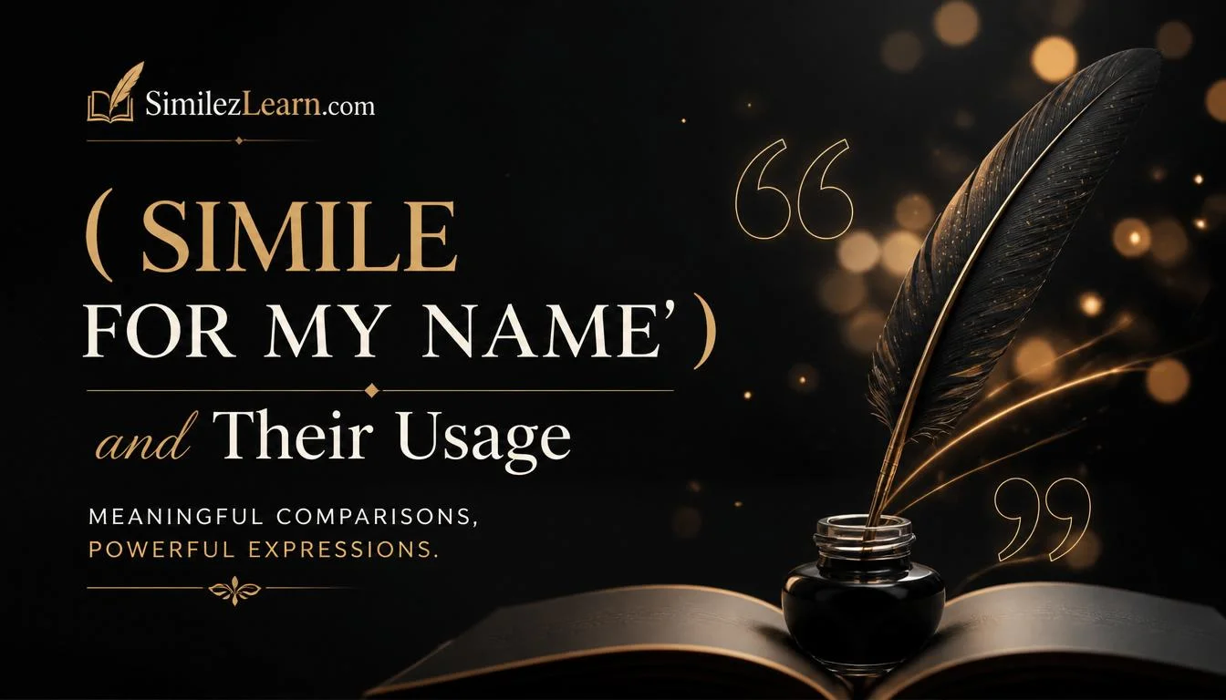 simile for my name