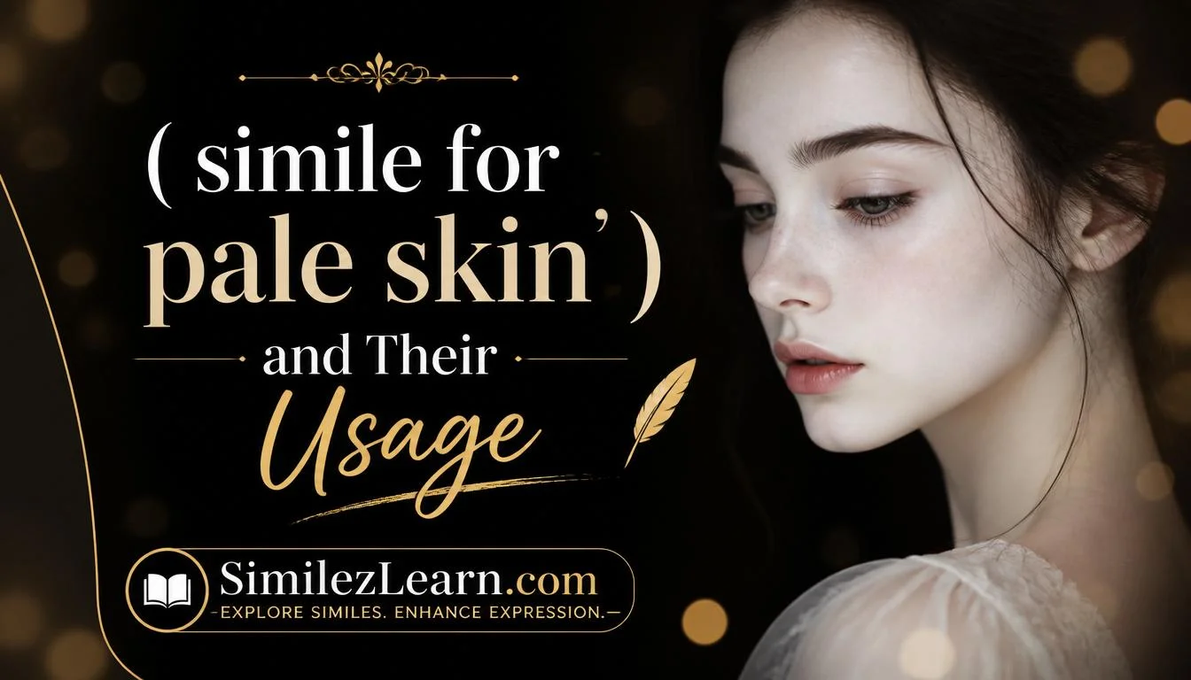 simile for pale skin