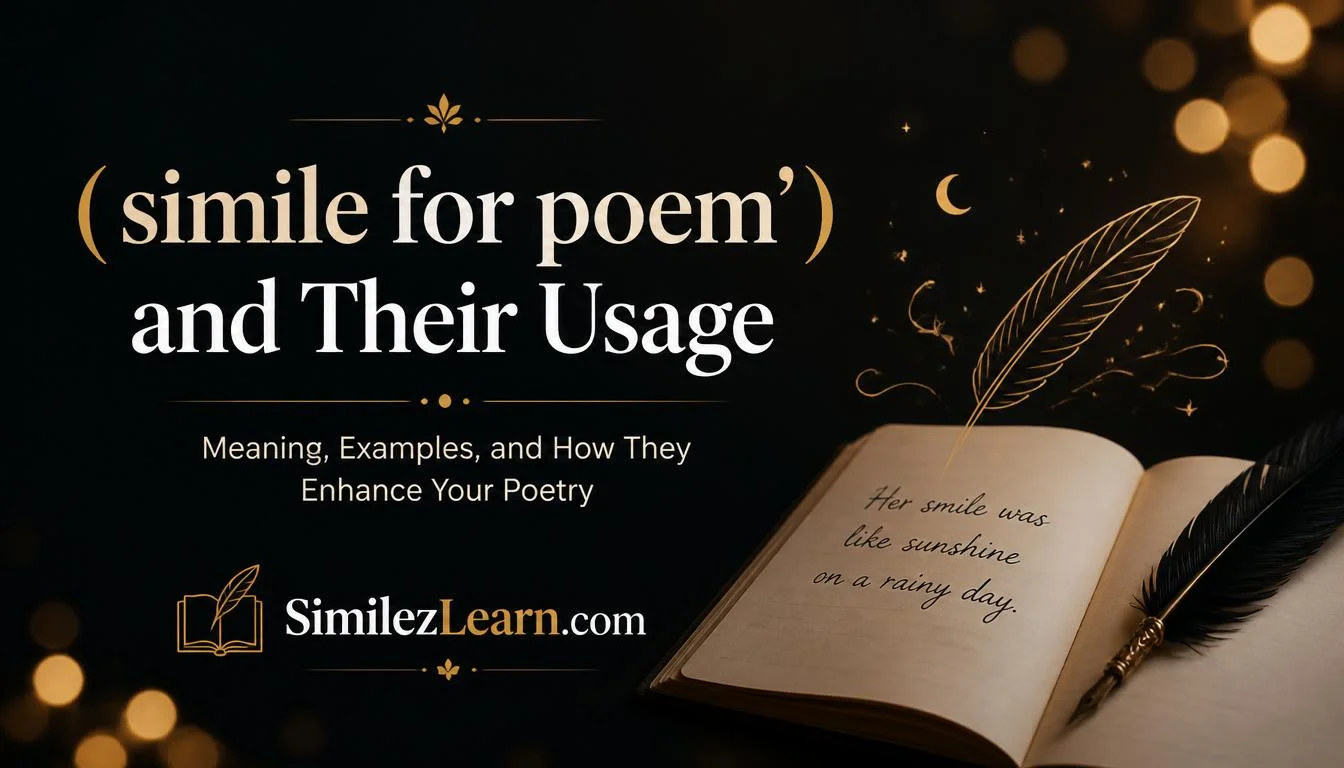 simile for poem