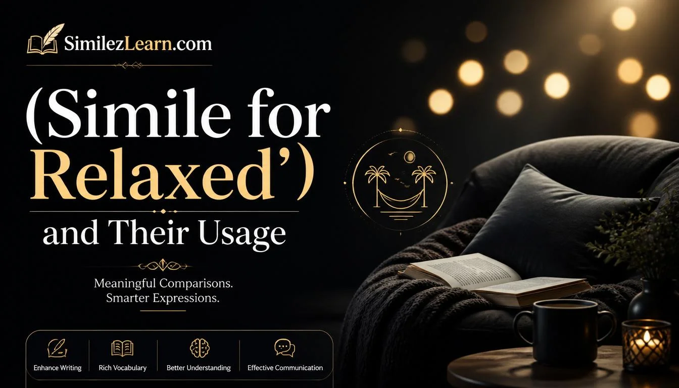 simile for relaxed