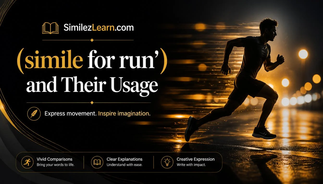 simile for run