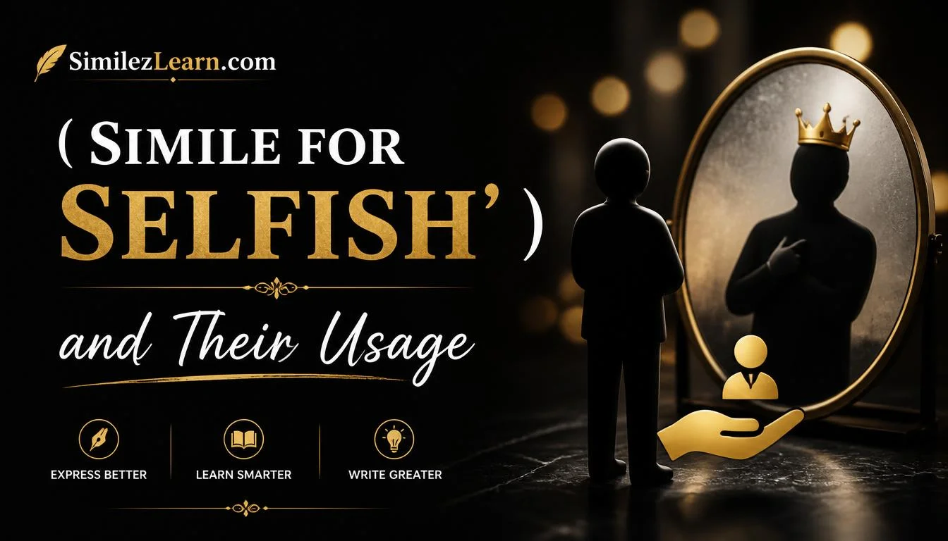 simile for selfish