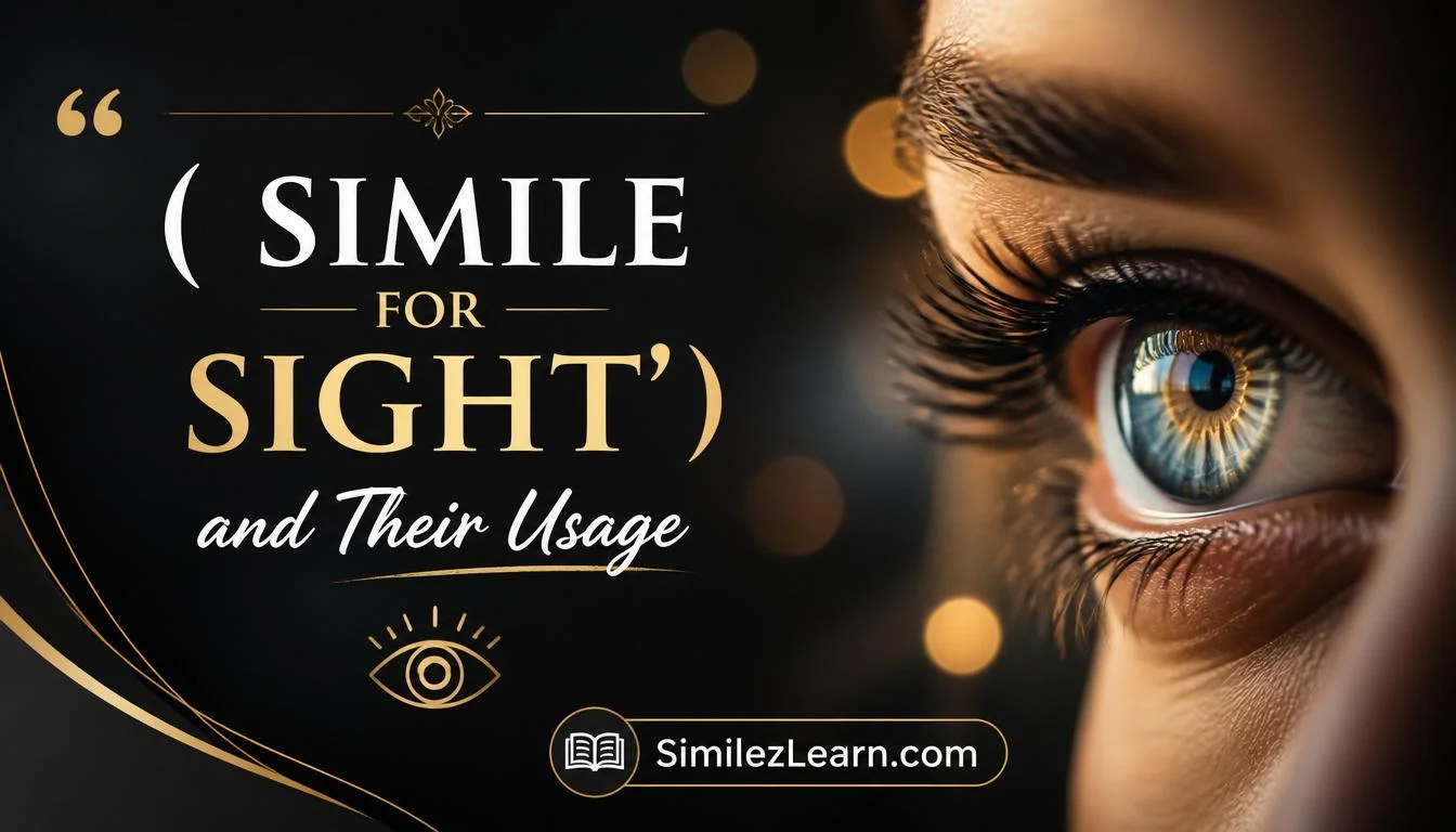 simile for sight