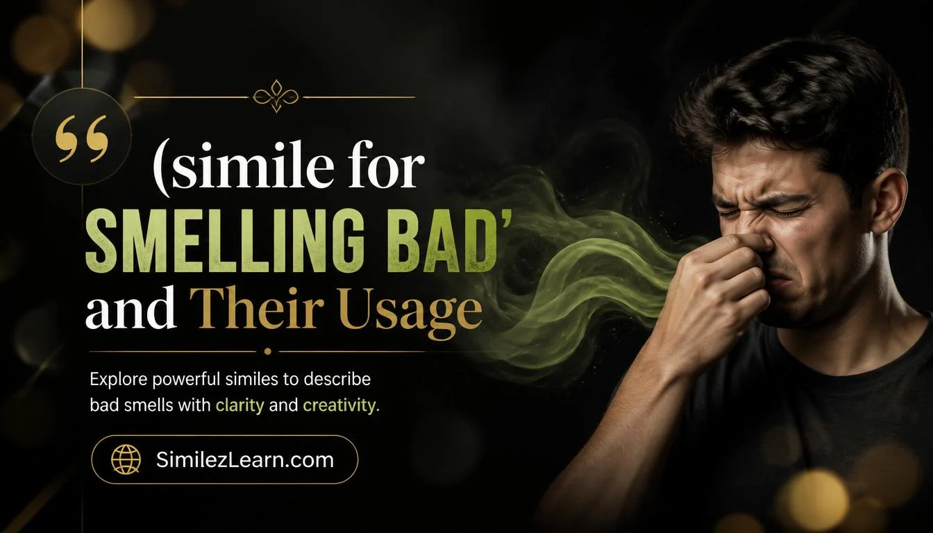 simile for smelling bad