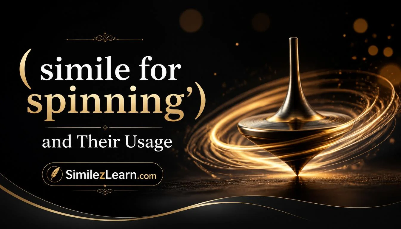 simile for spinning