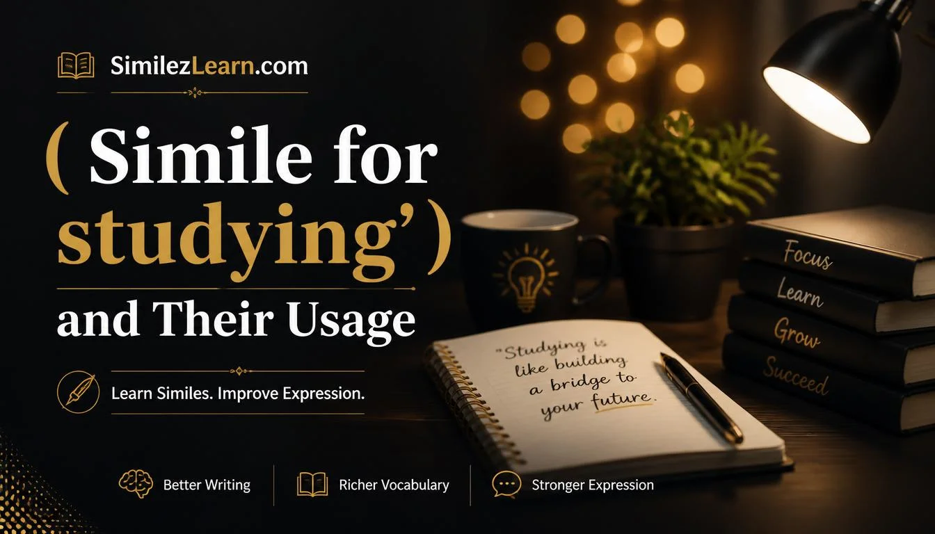 simile for studying