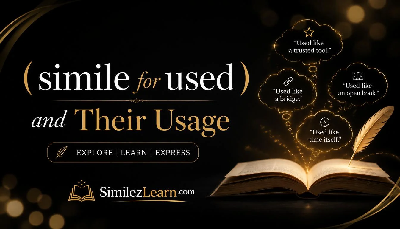 simile for used