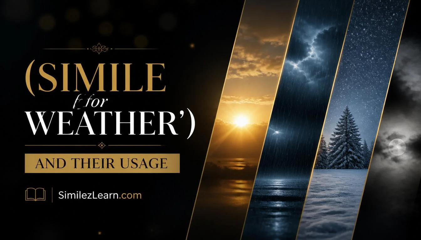 simile for weather