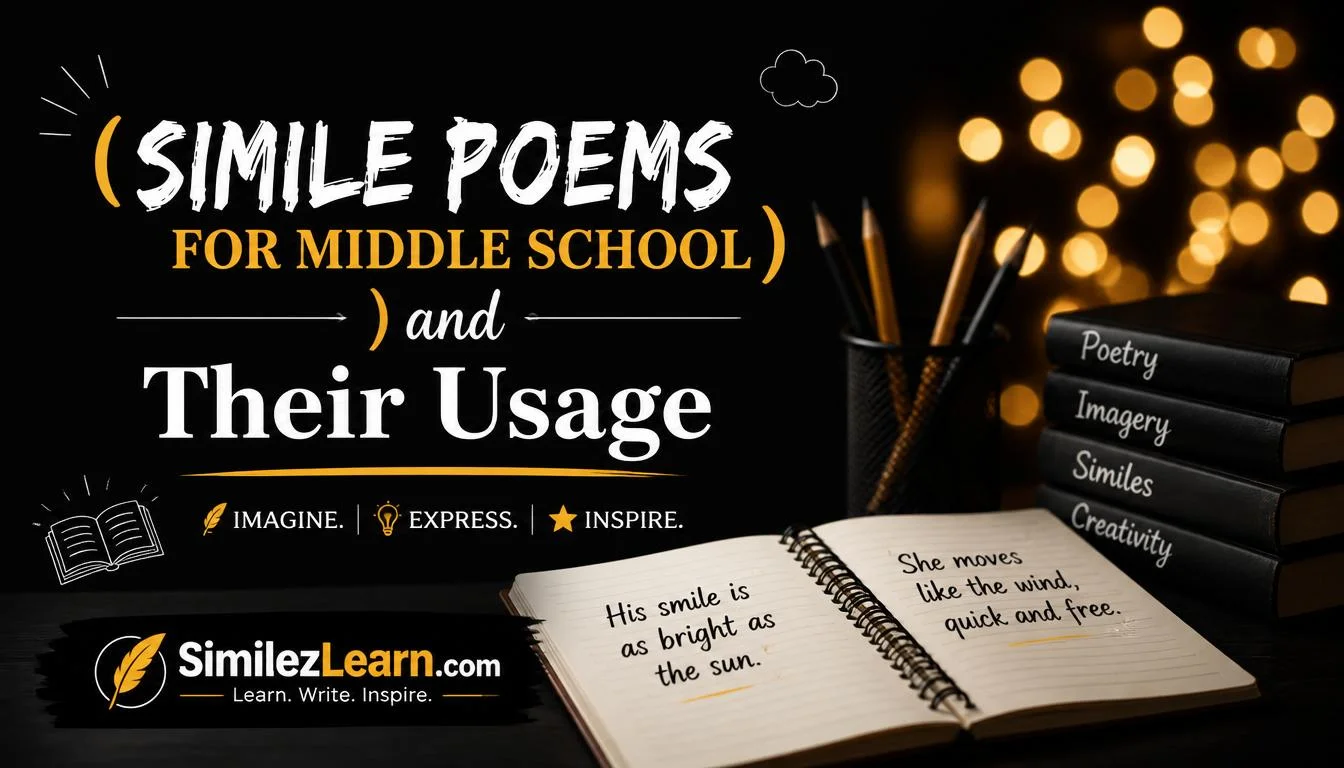 simile poems for middle school