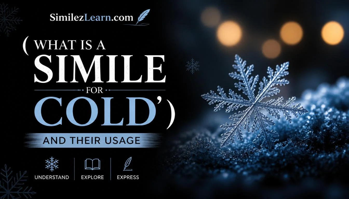 what is a simile for cold
