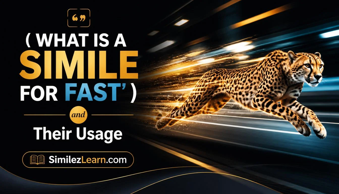 what is a simile for fast