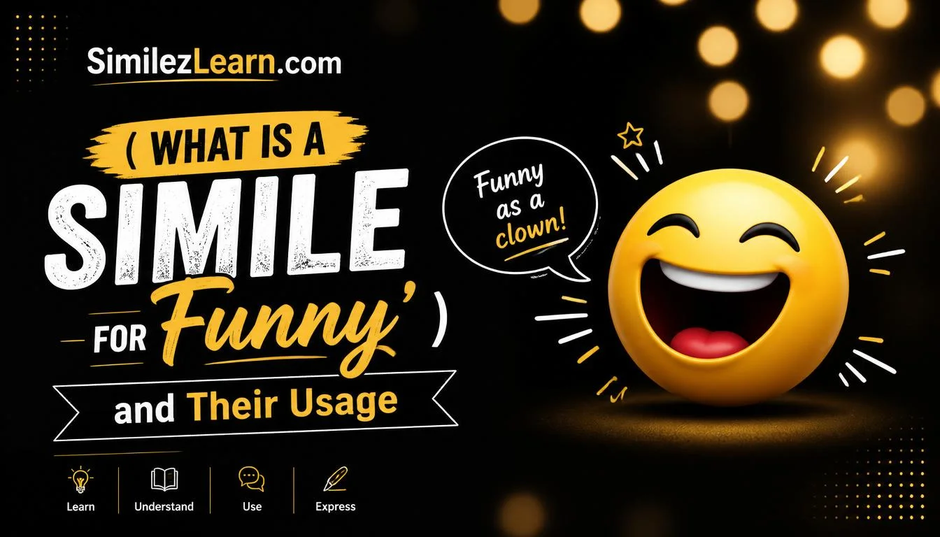 what is a simile for funny