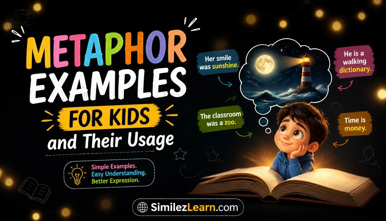 metaphor examples for kids